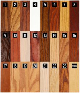 WDI Wood Stain Choices