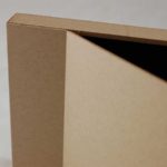Plain paper MinnMade box highlighting hinge