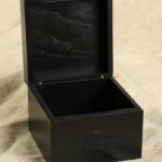 Black Shinola Watch Container with attached lid