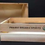 Premium wood liquor crate