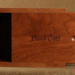 Blood Oath product package with slide lid