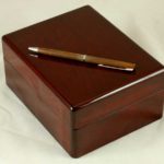 Cherry Gloss Finish with Wood Pen